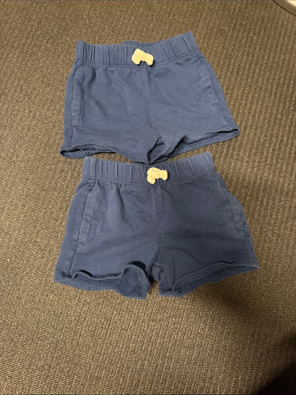 Carters blue shorts - 2 pack